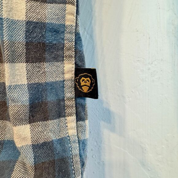 Howler Bros Heavy Flannel Shirt Plaid Stockman Metal Snaps Western Size S READ - Picture 6 of 12